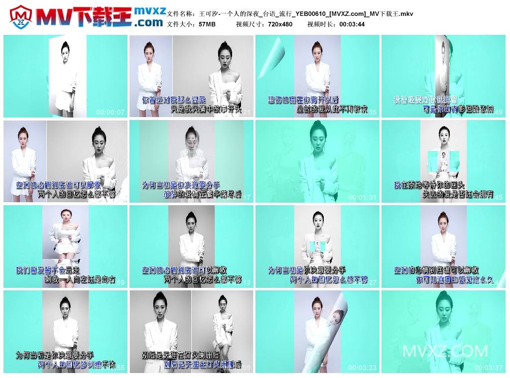 王可汐-一个人的深夜_台语_流行_YEB00610